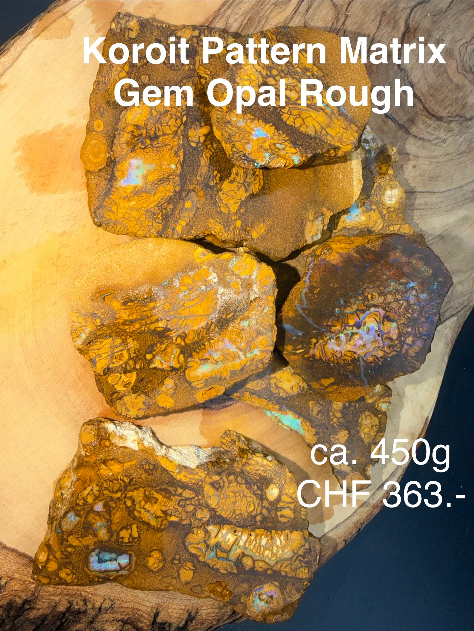 Koroit Patern Matrix Gem Opal Rough